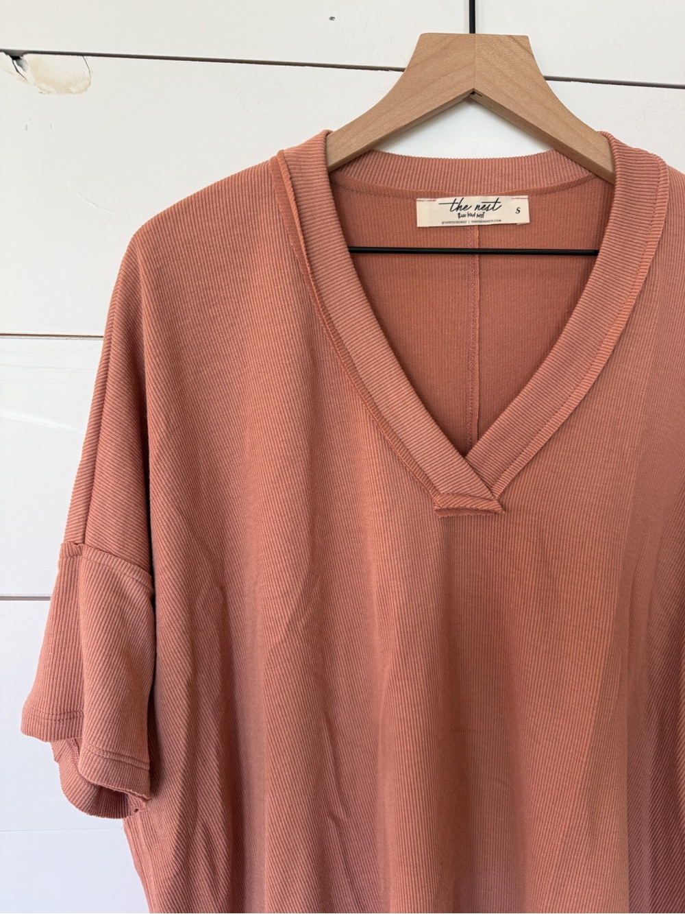 Oversized Ribbed T - Picture 2 of 5